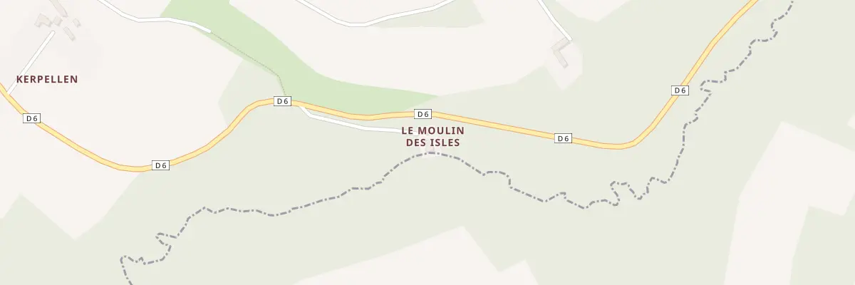 Plan du 5072 Le Moulin des Isles à Gommenec’h