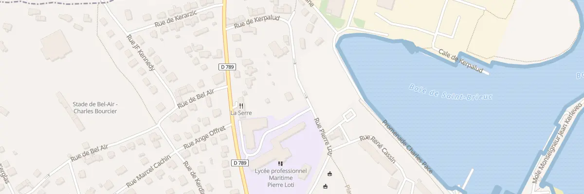 Plan du 3 Rue Pierre Loti à Paimpol
