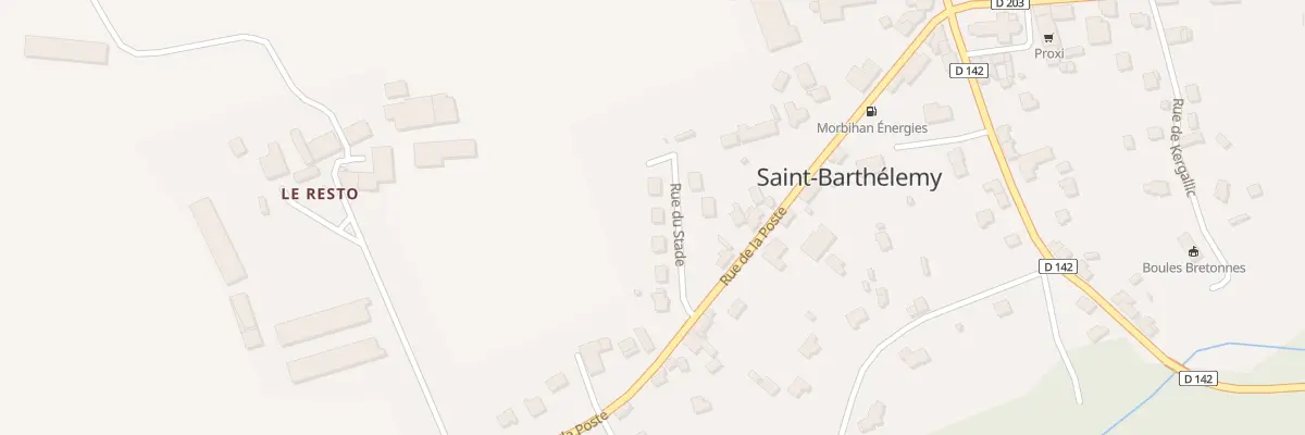 Plan du 7 Rue du Stade à Saint-Barthélemy