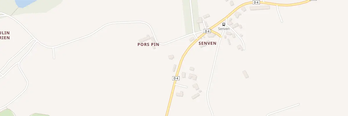 Plan du 12 Senven à Lanrodec