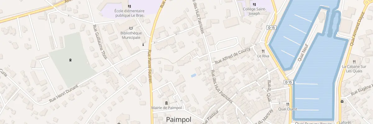 Plan du 1 Rue des Huit Patriotes à Paimpol