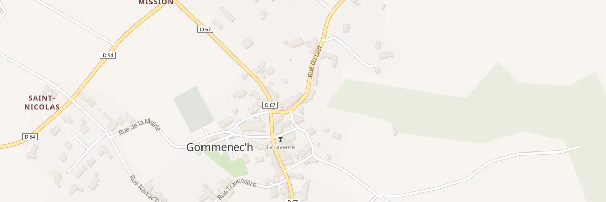 Plan du 5 Rue du Leff à Gommenec’h