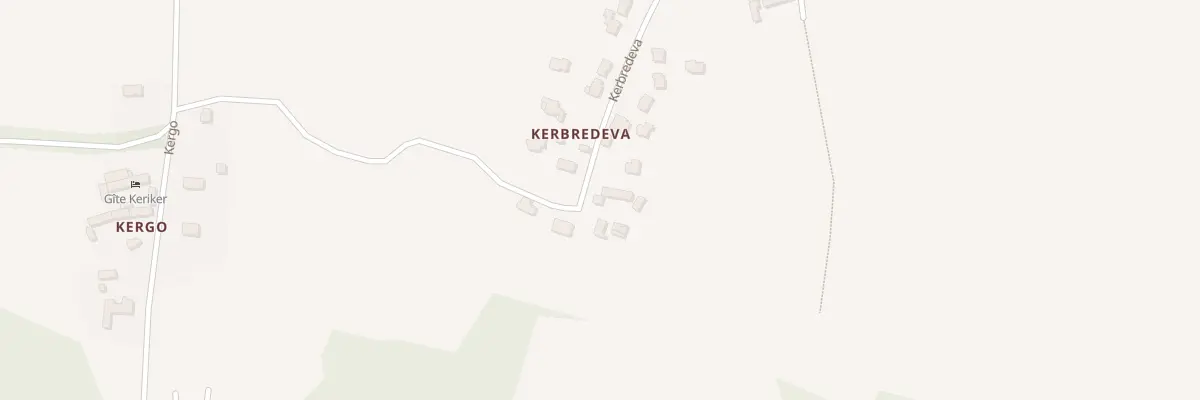Plan du 27 Vge de Kerbredeva à Ploemel