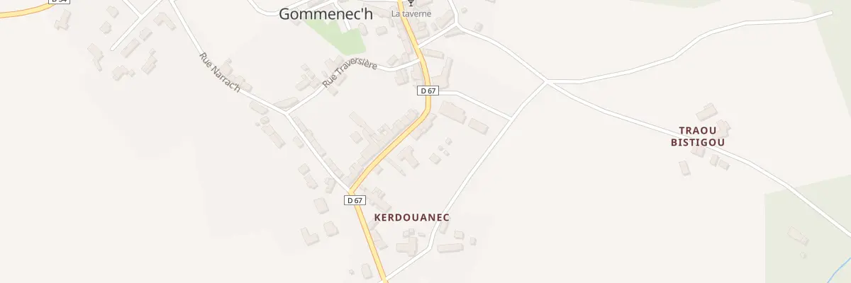 Plan du 7 Rue Fontaine St Guy à Gommenec’h