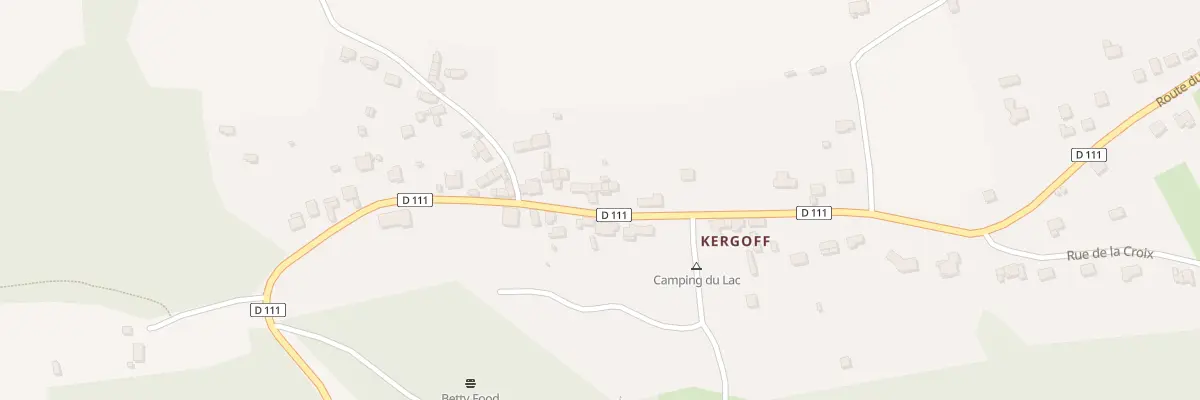 Plan du 20 Kergoff à Caurel