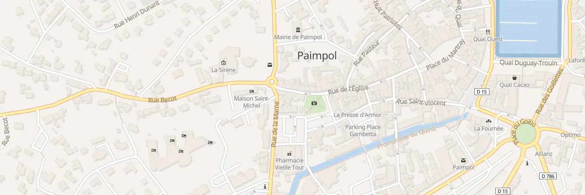 Plan du 35 Rue de l’Eglise à Paimpol