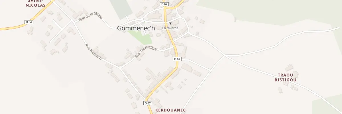 Plan du 30 Rue Fontaine St Guy à Gommenec’h