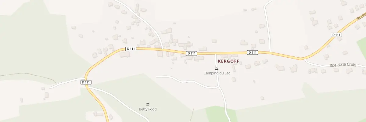 Plan du 21 Kergoff à Caurel