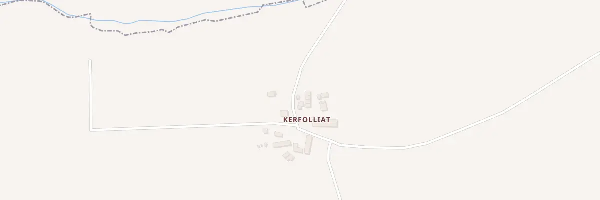 Plan du 4 Kerfolliat à Plussulien