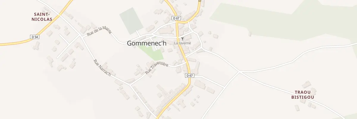 Plan du 34 Rue Fontaine St Guy à Gommenec’h