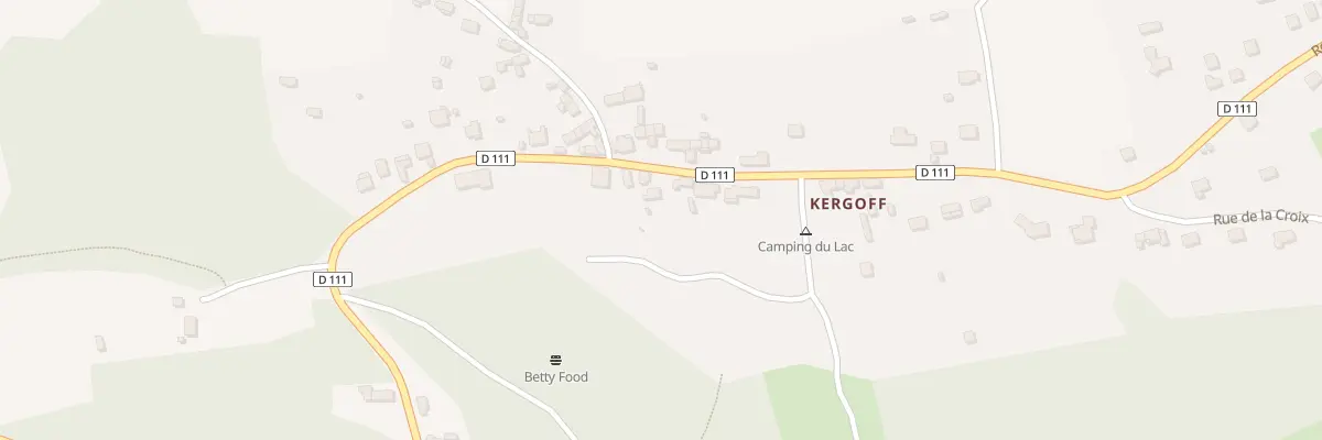 Plan du 23 Kergoff à Caurel
