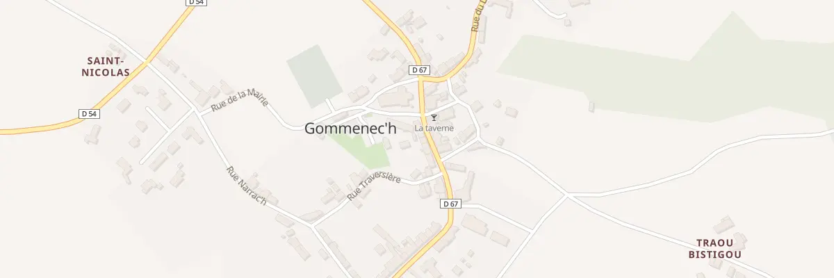 Plan du 40 Rue Fontaine St Guy à Gommenec’h