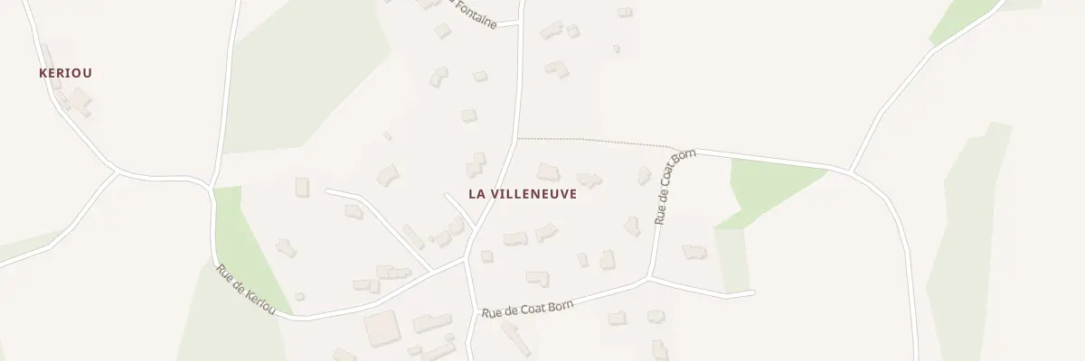 Plan du 7 La Villeneuve à Lanrodec