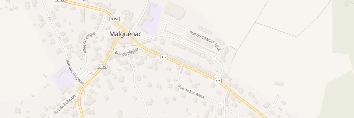 Plan du 11 Rue de Pontivy à Malguénac