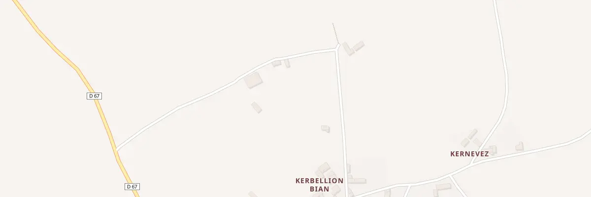 Plan du 12 Kerhuel à Gommenec’h