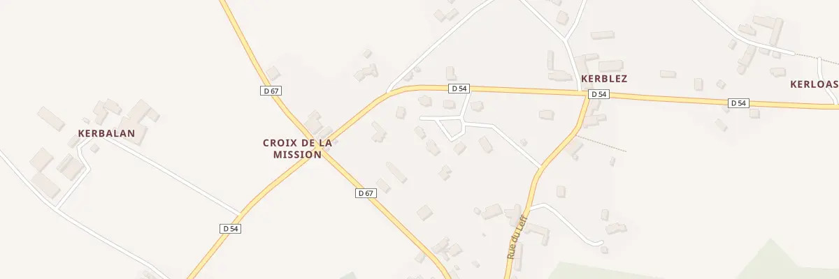 Plan du 4 Lot les Marronniers à Gommenec’h