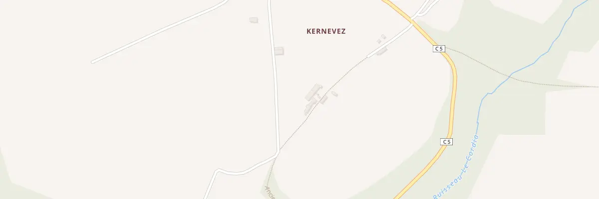 Plan du 6 Kernevez à Yvias