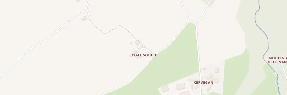 Plan du 5 Coat Souch au Faouët