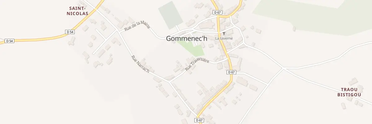 Plan du 7 Rue Traversiere à Gommenec’h