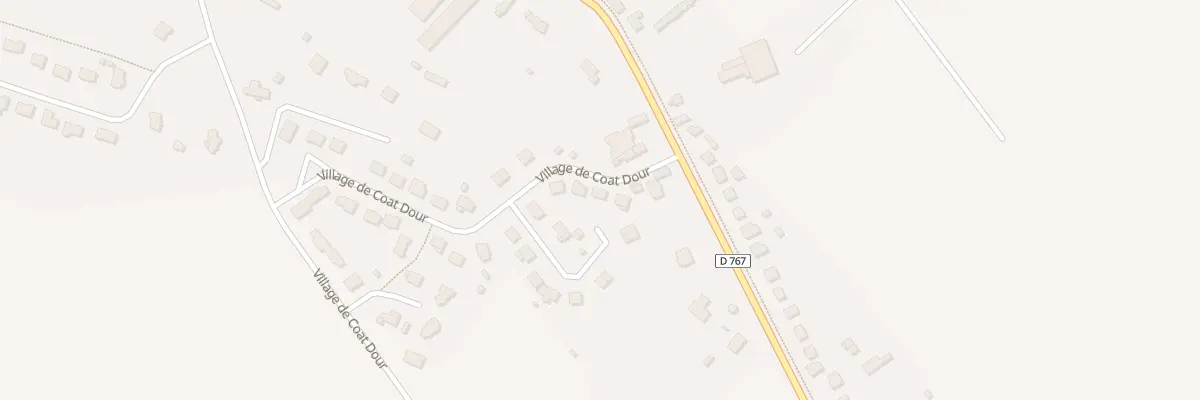 Plan du 3 Village de Coat Dour à Corlay