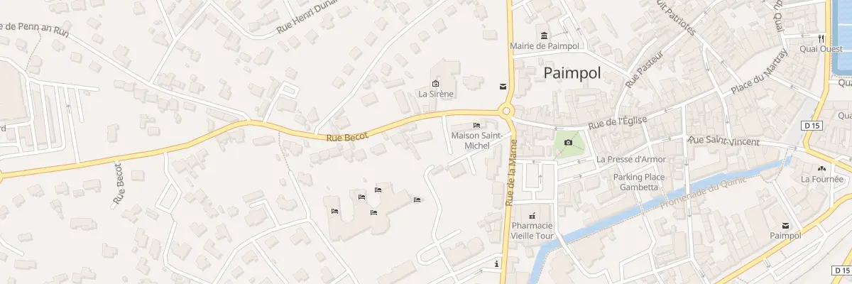 Plan du 5 Rue Bécot à Paimpol