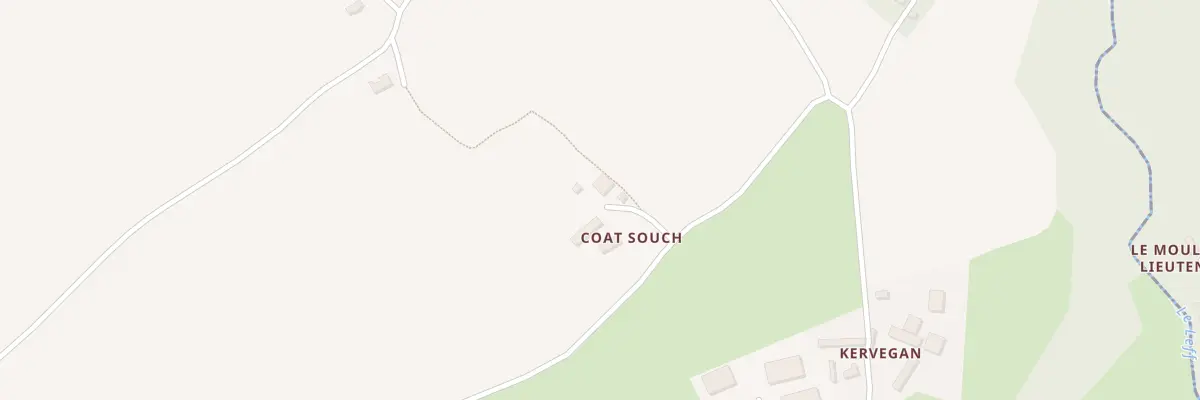 Plan du 3 Coat Souch au Faouët