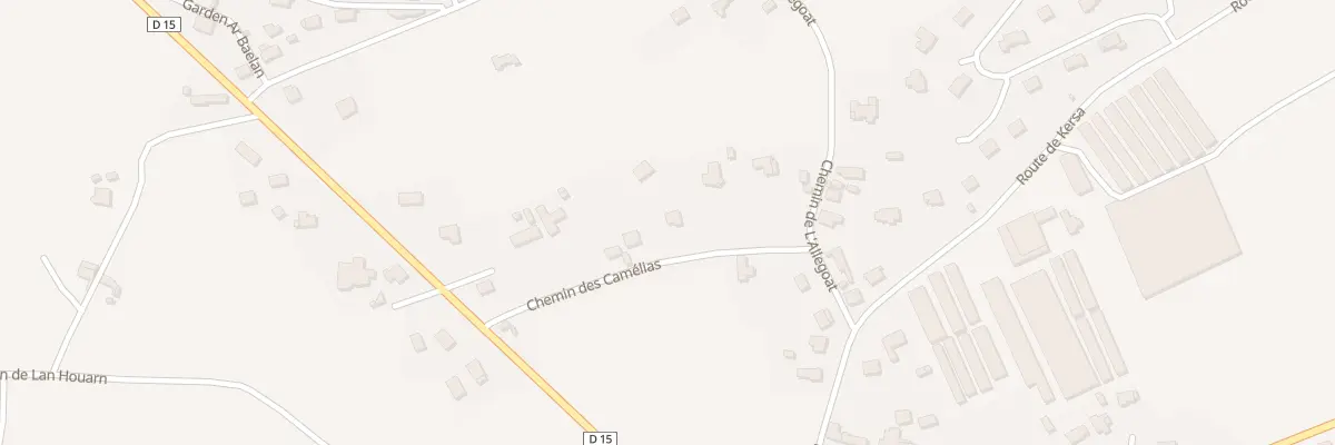 Plan du 6 Che des Camelias à Ploubazlanec