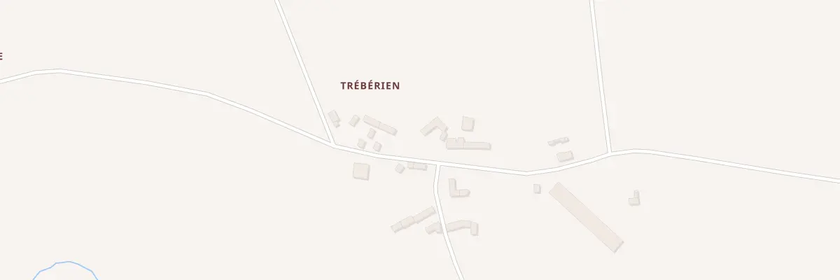 Plan du 14 Treberien à Cléguérec