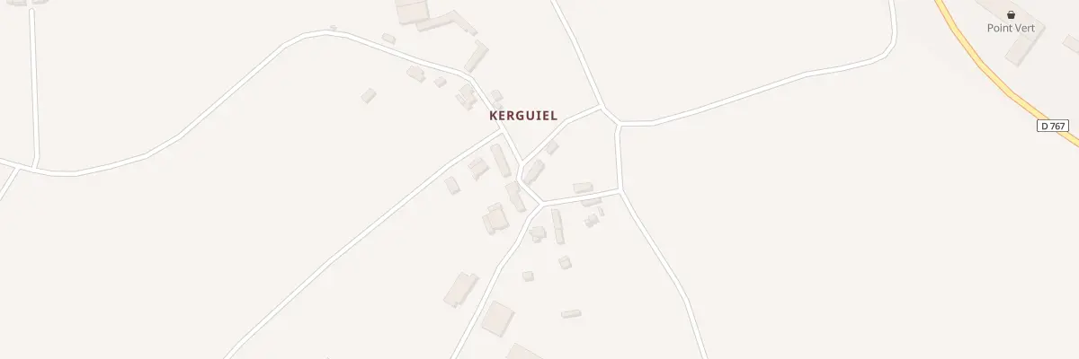 Plan du 5300 Kerguiel à Corlay