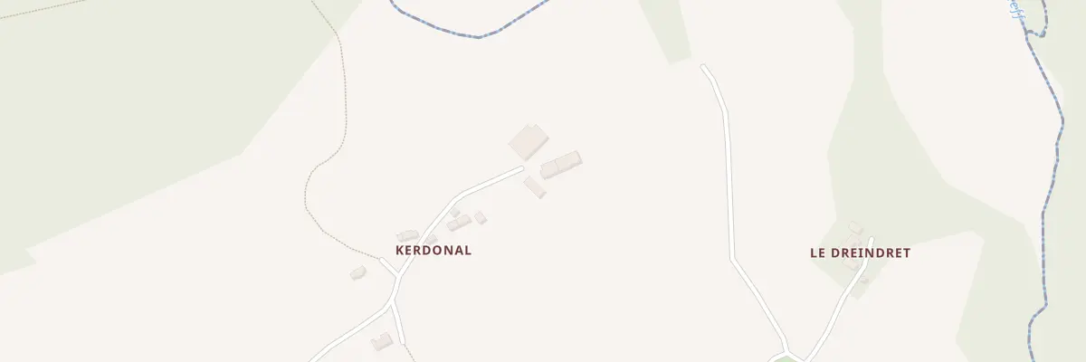 Plan du 6 Kerdonal au Faouët