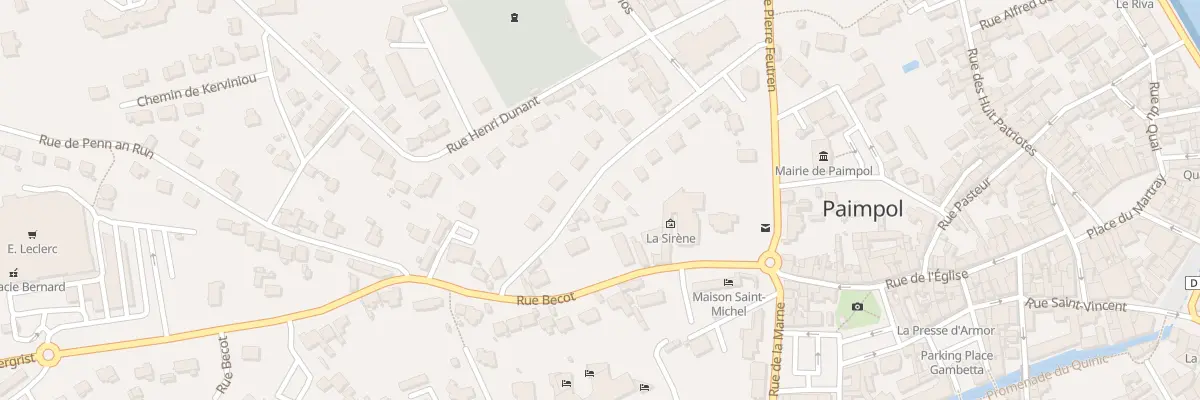 Plan du 13 Rue Henri Fromal à Paimpol