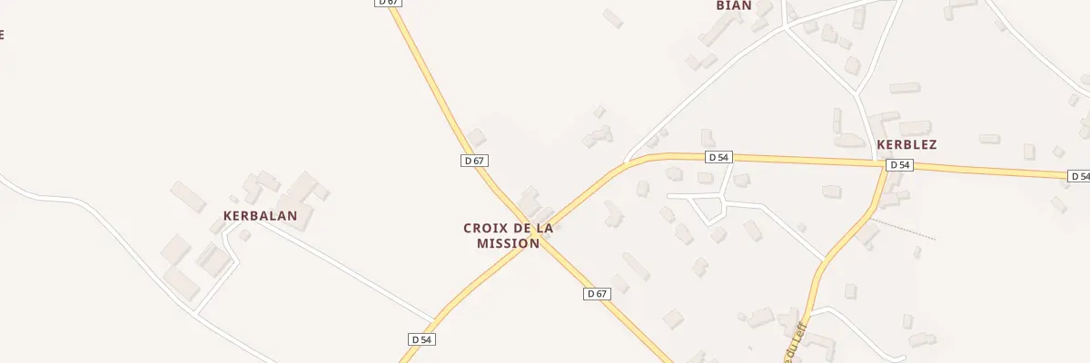 Plan du 5048 Croix de la Mission à Gommenec’h