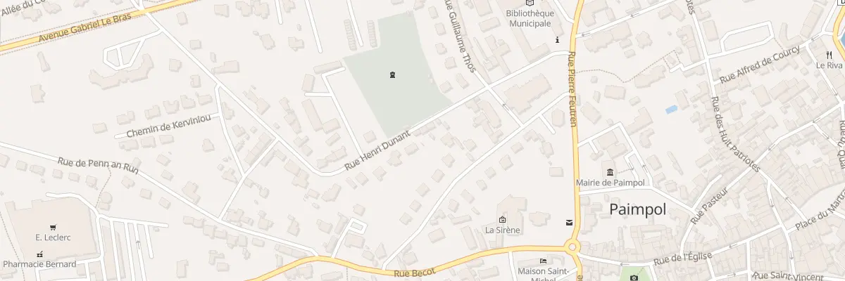 Plan du 11 Rue Henry Dunant à Paimpol