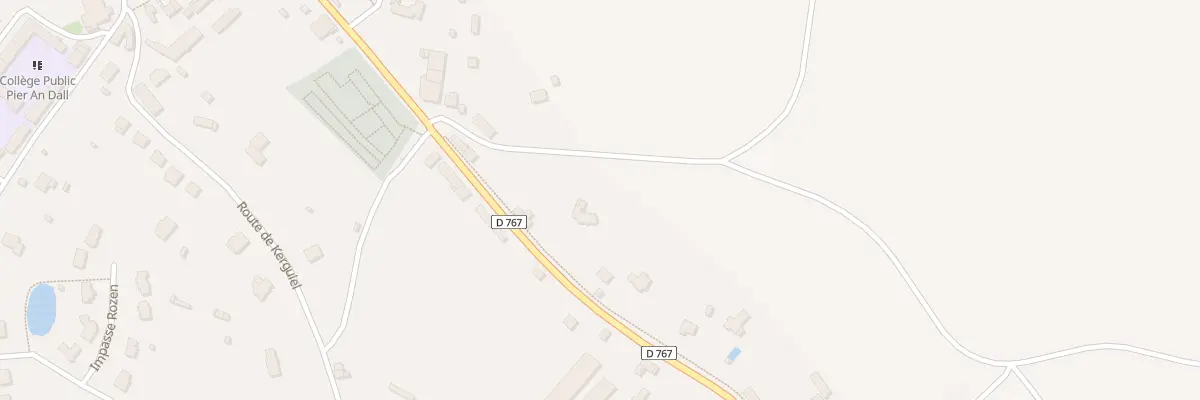Plan du 21 Keroger à Corlay