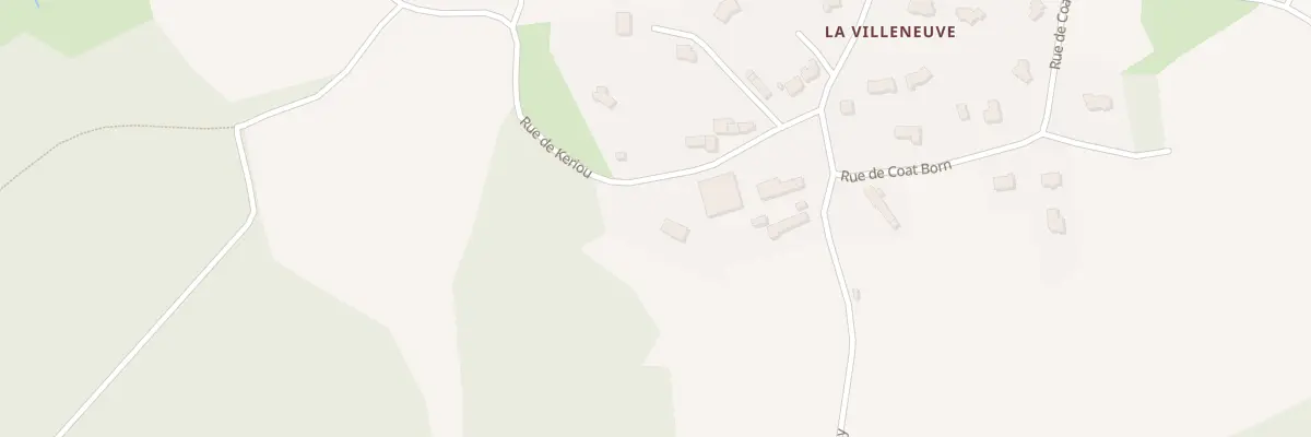 Plan du 1 Keriou à Lanrodec