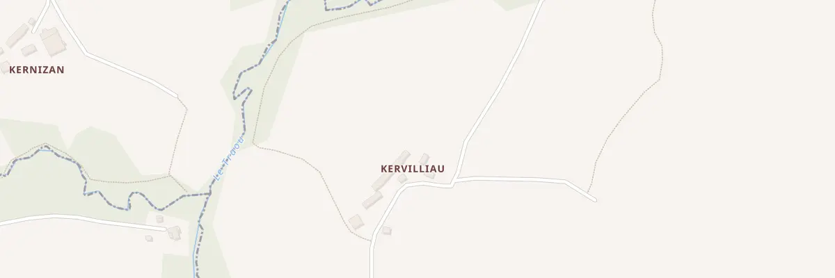 Plan du 441 Kerviliou à Goudelin