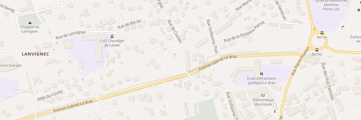 Plan du 12 Rue de Lanvignec à Paimpol