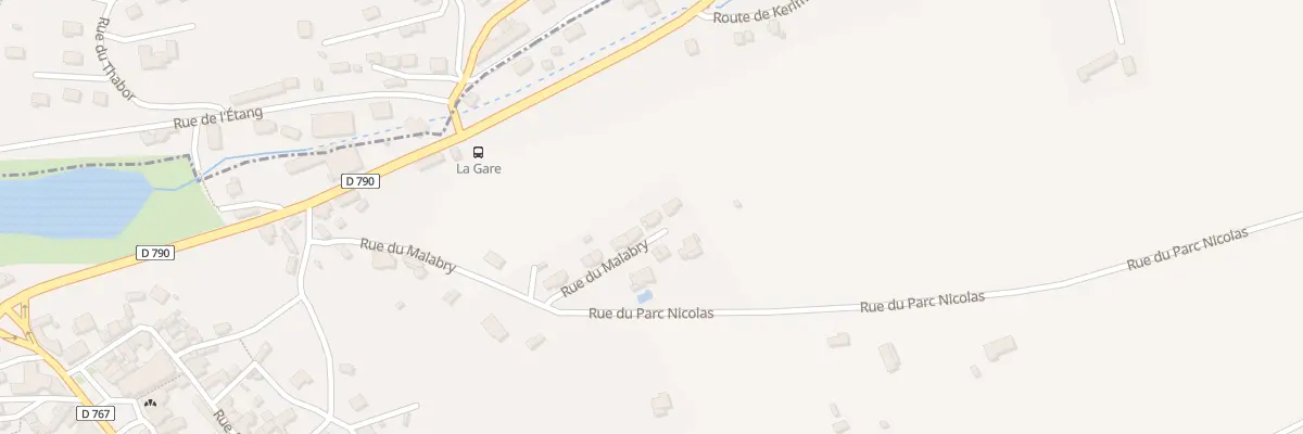 Plan du 15 Rue du Malabry à Corlay