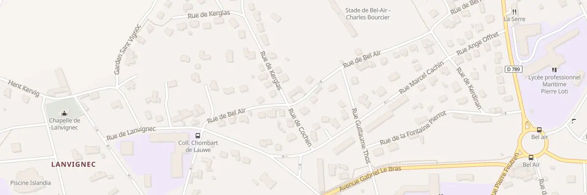 Plan du 24 Rue de Bel Air à Paimpol