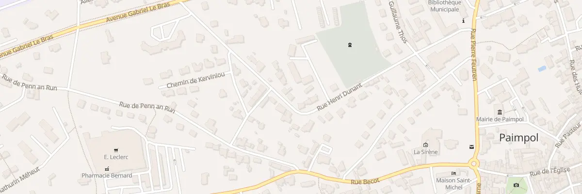 Plan du 22 Rue Henry Dunant à Paimpol