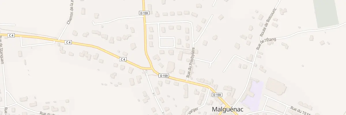 Plan du 15 Cité des Genêts à Malguénac