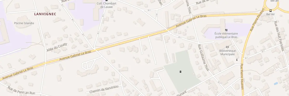 Plan du 7 Av Gabriel le Bras à Paimpol