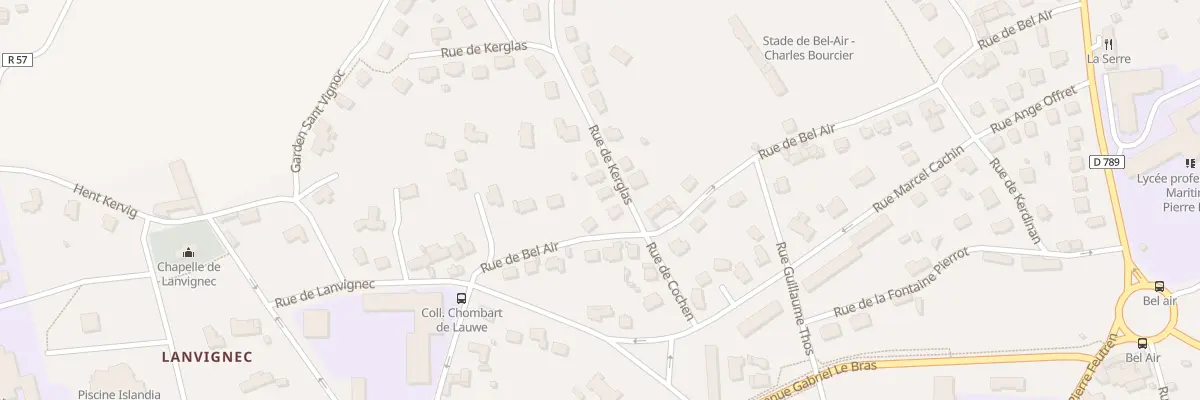 Plan du 1 Rue de Kerglas à Paimpol