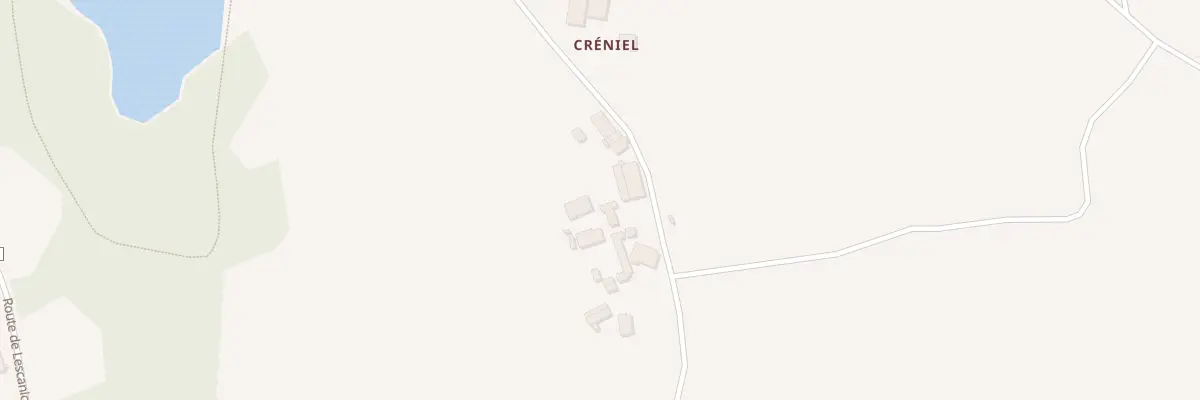 Plan du 2 Créniel à Saint-Connan