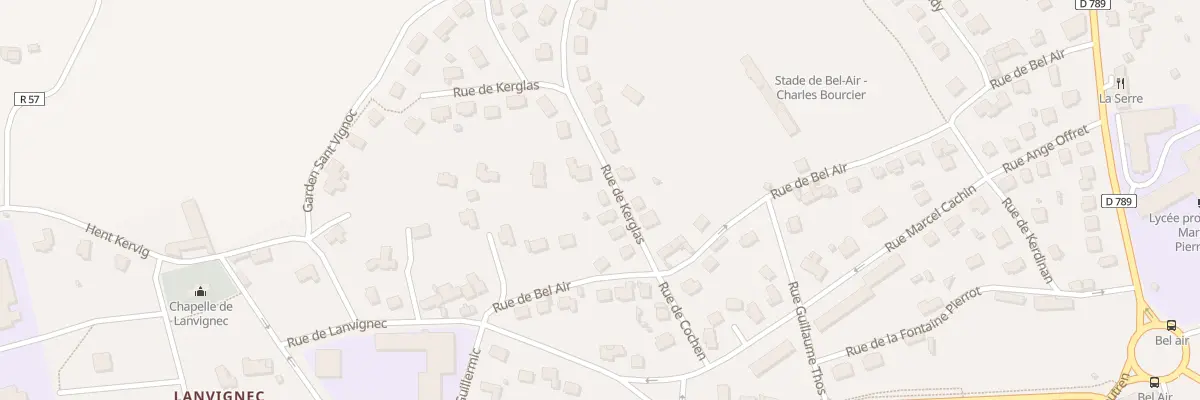 Plan du 5 Rue de Kerglas à Paimpol