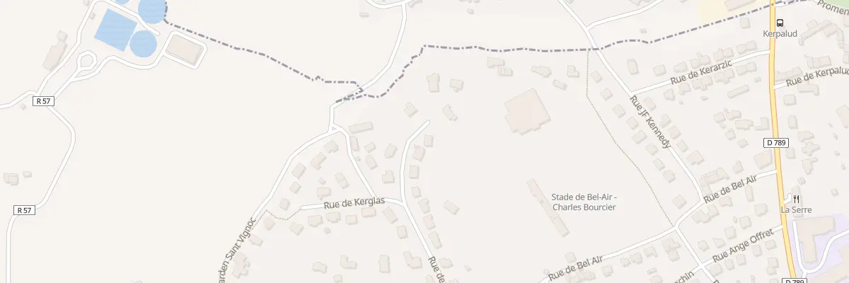 Plan du 24 Rue de Kerglas à Paimpol