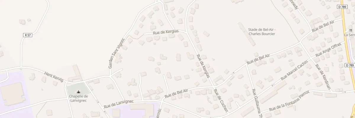 Plan du 9 Rue de Kerglas à Paimpol