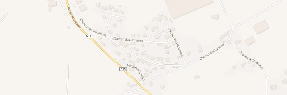 Plan du 4 Che des Bruyeres à Ploubazlanec