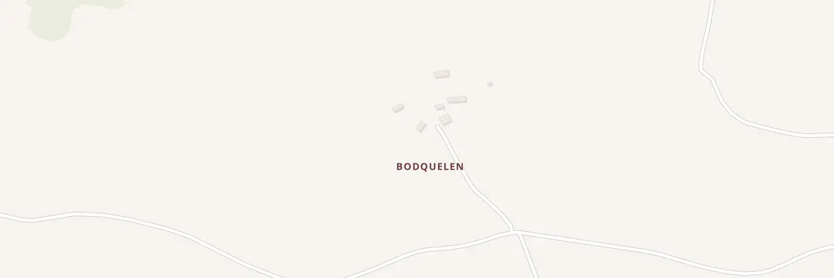 Plan du 1 Bod Quelen à Canihuel