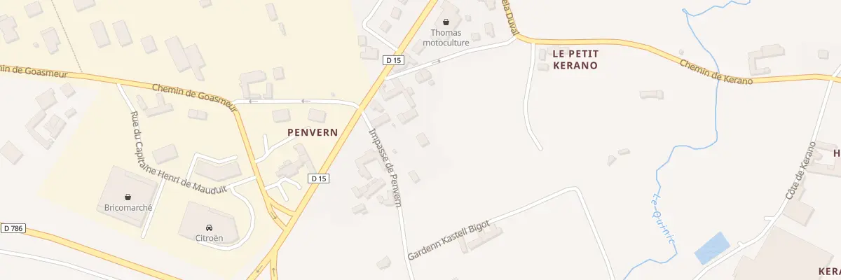 Plan du 69 Rue de Penvern à Paimpol